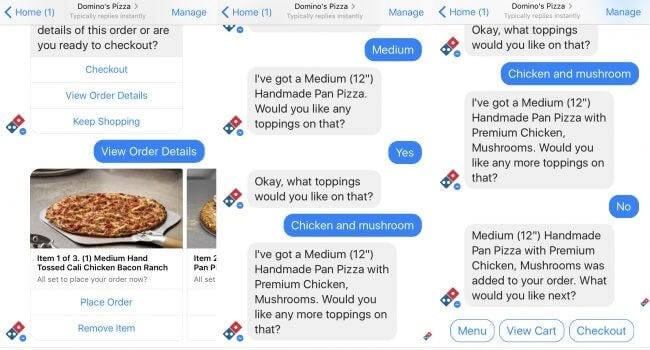 Domino's Pizza Ordering Chatbot