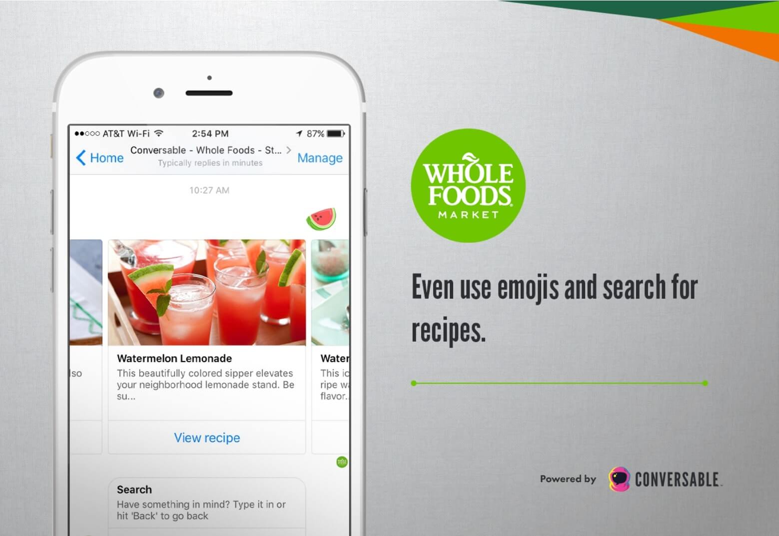 Whole Foods' Recipe Suggestion Chatbot